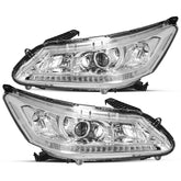 VehicleAid Headlights For 2013-2015 Honda Accord